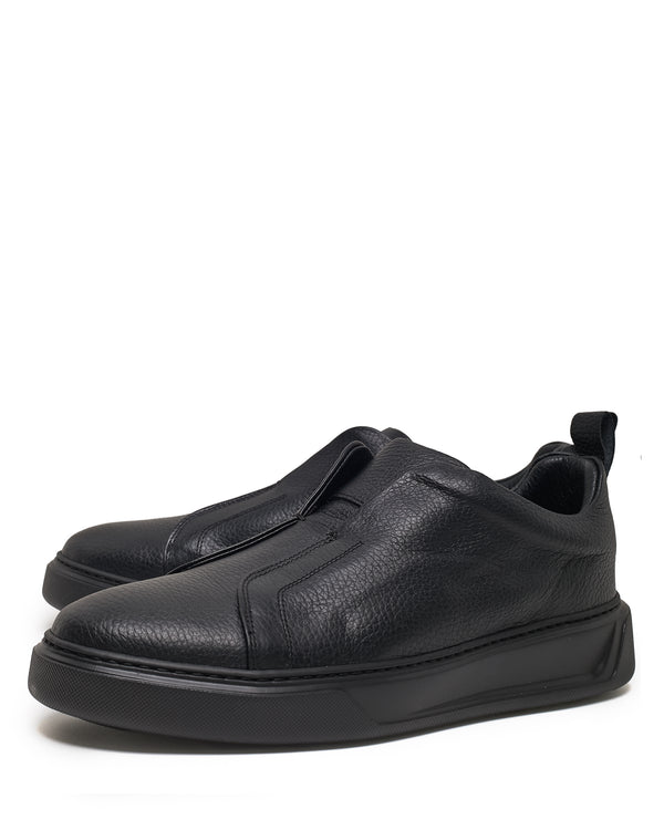 Nokwol George Leather Black/Black Sole