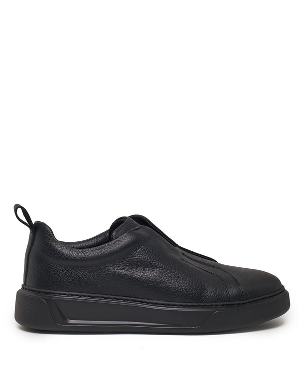 nokwol George Leather Black/Black Sole