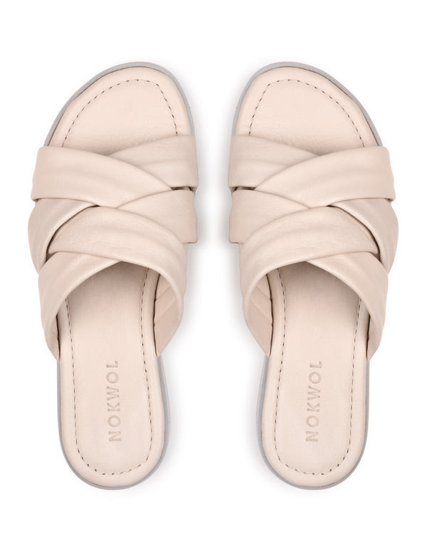 Nokwol Halle Off-White Leather