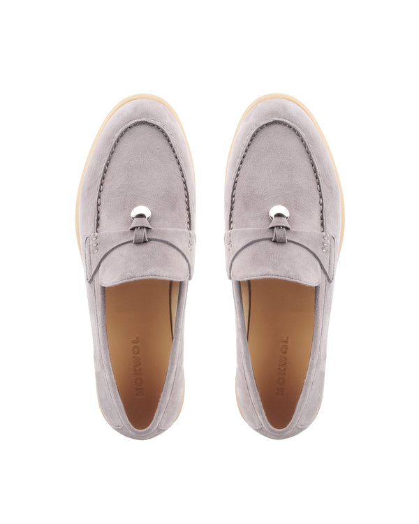 Nokwol Jamie Grey Suede