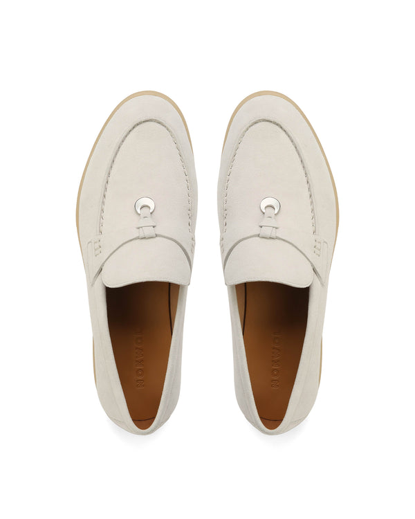 Nokwol Jamie Off White Suede