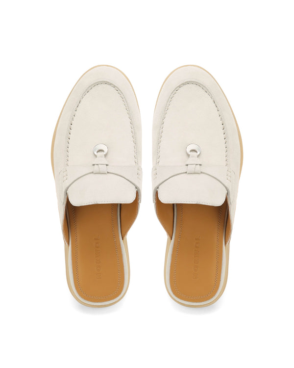 Nokwol Jessie Off White Suede