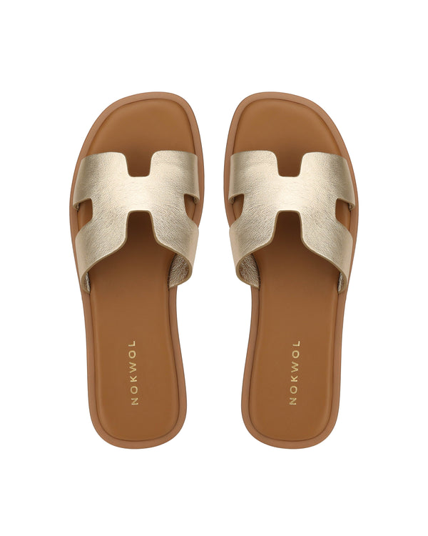 Nokwol Liz Leather Gold