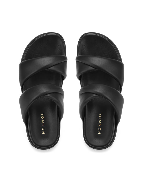Nokwol Maisy Sheep Leather Black