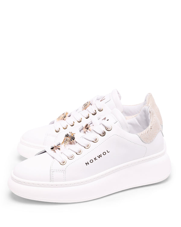 Nokwol Mayven White Leather