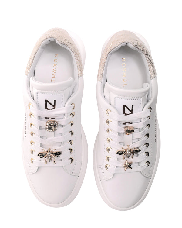 Nokwol Mayven White Leather