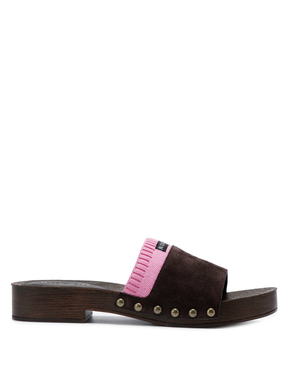 nokwol Miri Brown/Pink Suede