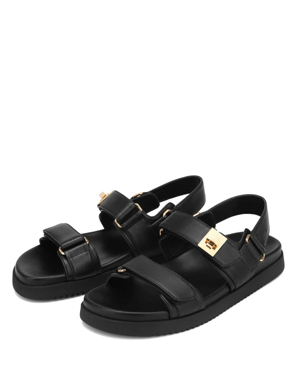 Nokwol Mona Sheep Leather Black