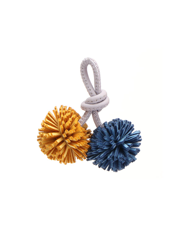 Nokwol Pretty Pompom Blue/Yellow