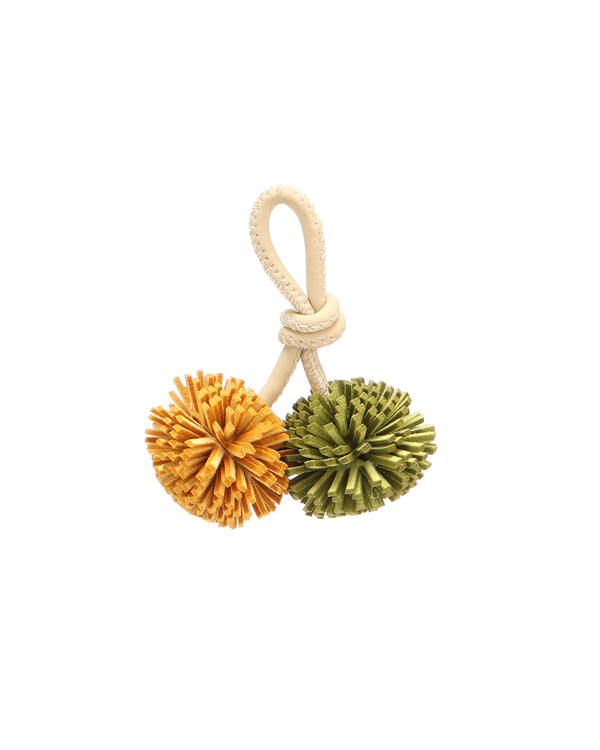nokwol Pretty Pompom Green/Yellow