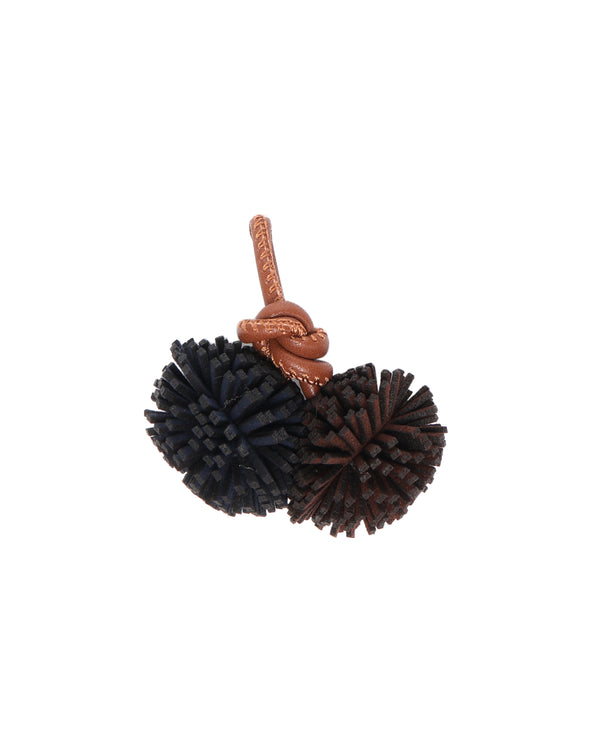 nokwol Pretty Pompom Navy/Brown