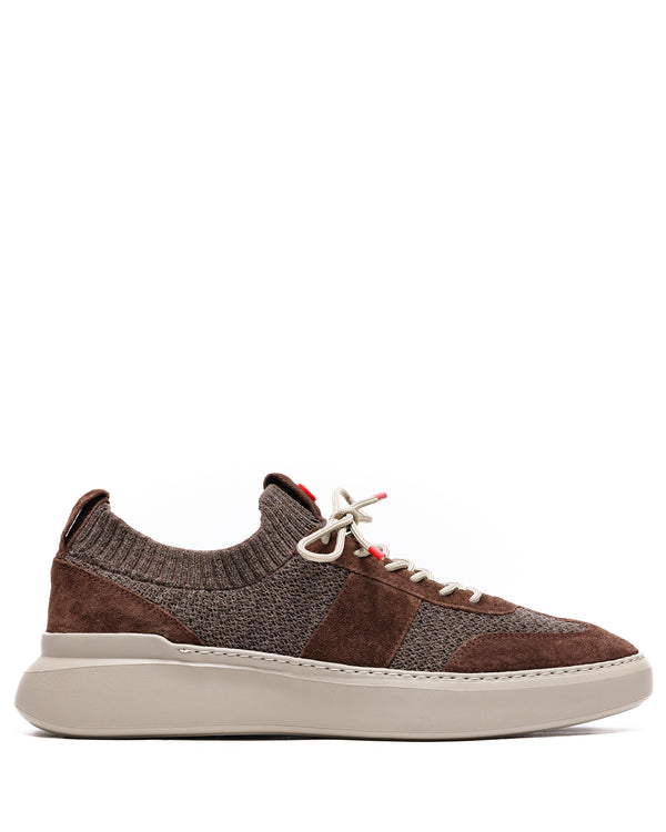 nokwol Ronda Knit/Suede Brown