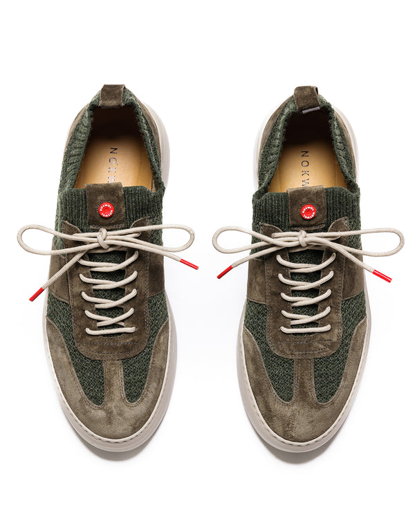 Nokwol Ronda Knit/Suede Khaki