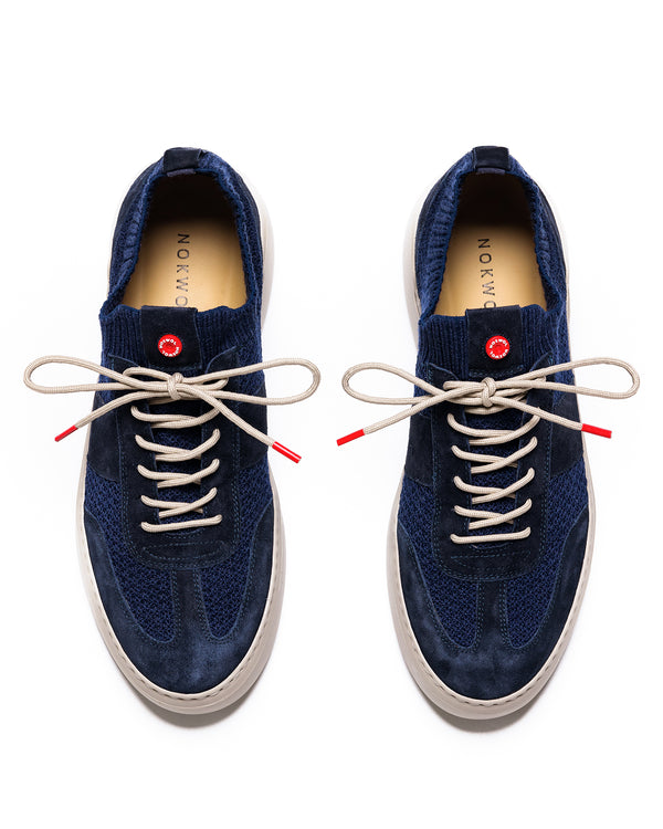 Nokwol Ronda Knit/Suede Navy
