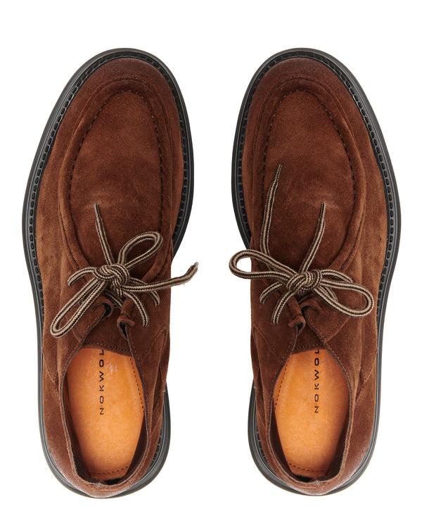 Nokwol Shallow Cognac Suede