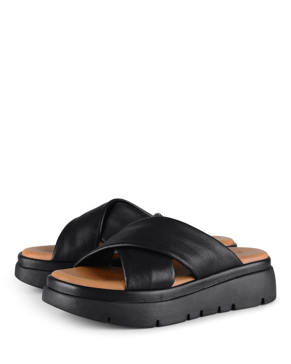 Nokwol Stacy Black Leather