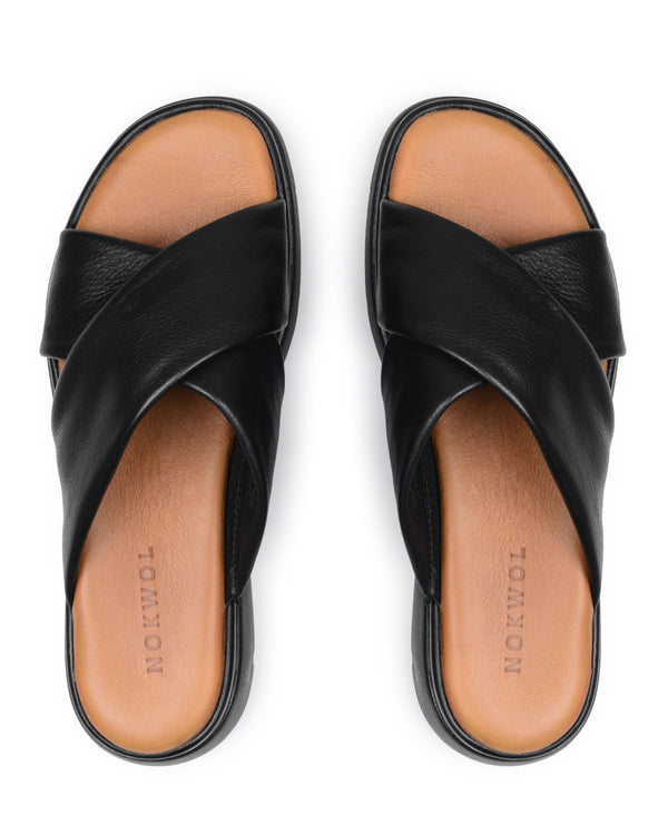 Nokwol Stacy Black Leather