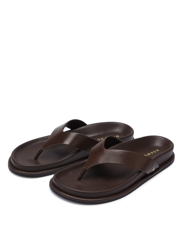 Nokwol Zinc Brown Leather