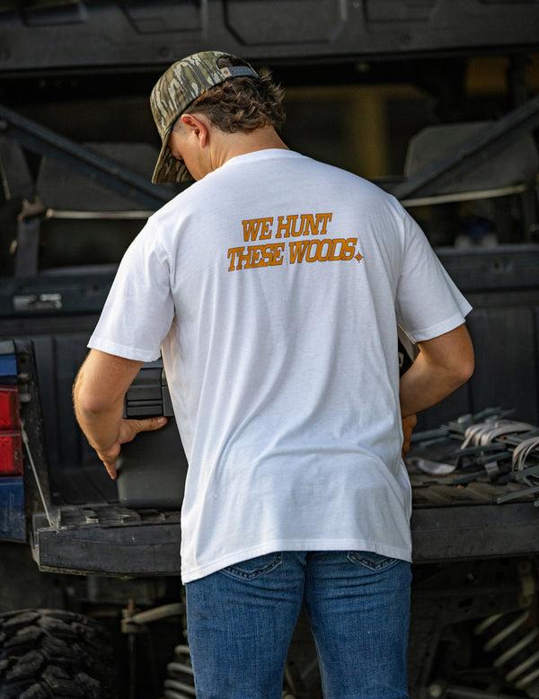 nomad outdoor We Hunt These Woods Tee