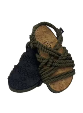 Nomadic State Of Mind 2.1 Olive Lounger Cork Footbed