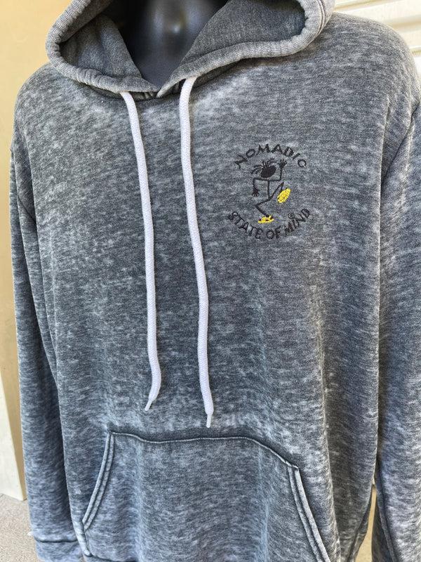 Nomadic State Of Mind Everybody's Favorite Hoody-gray