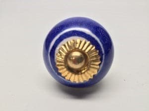 nomadic state of mind Drawer Pull Blue and Gold