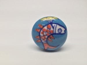 nomadic state of mind Drawer Pull Light Blue Fish