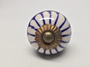 nomadic state of mind Drawer Pull White and Gold