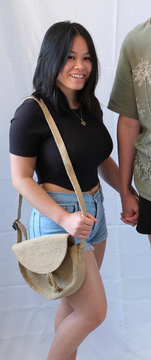 nomadic state of mind Half Moon Bag