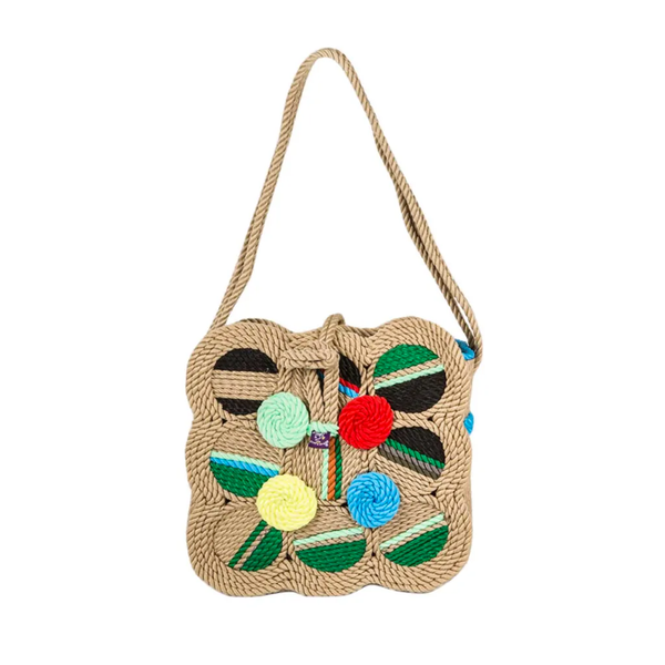 Nomadic State Of Mind Large Rope Purse