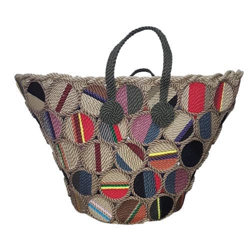 nomadic state of mind Playa Circle Rope Bag-Multi