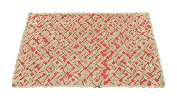 nomadic state of mind Rope Rug A58 Tan Red