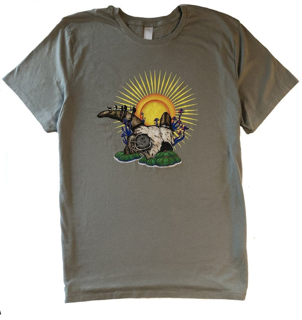 nomadic state of mind T Shirt Desert Goat Gray