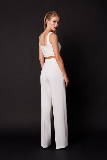 Nomi Fame MORI PANTS White
