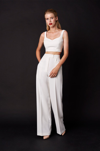nomi fame MORI PANTS White