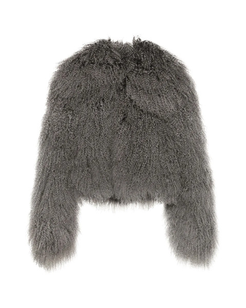 nomi fame SHEARLING GREY JACKET Grey