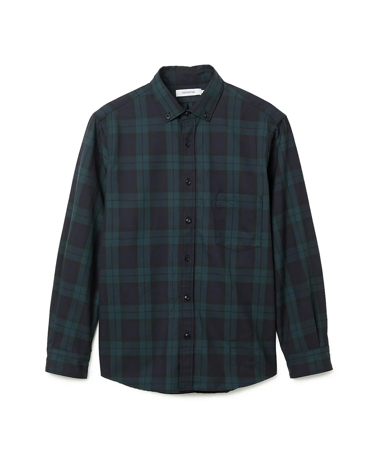 Nonnative DWELLER B.D. SHIRT P/W GABARDINE TARTAN CHECK