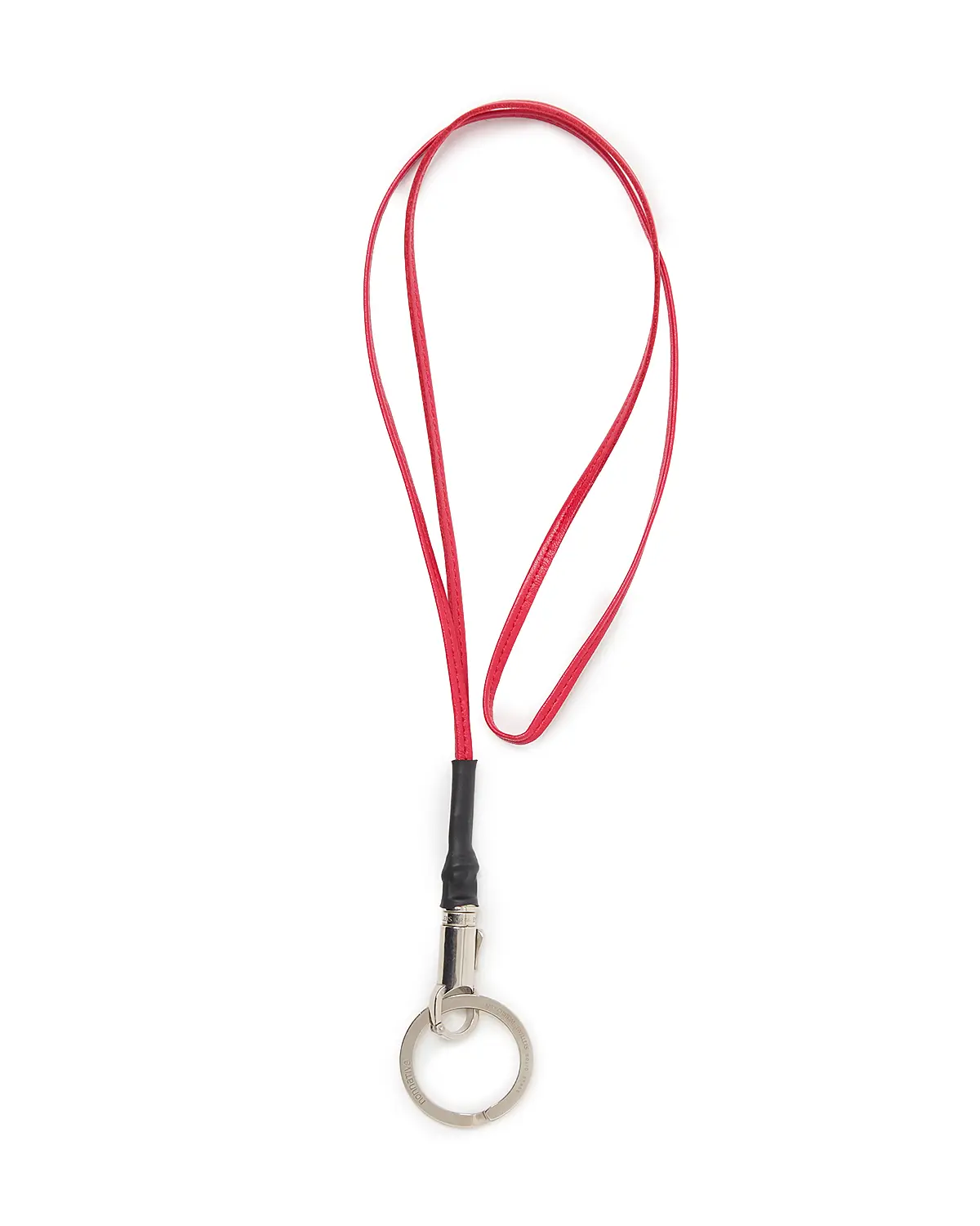 Nonnative DWELLER KEY RING BRASS WITH LEATHER STRAP By END