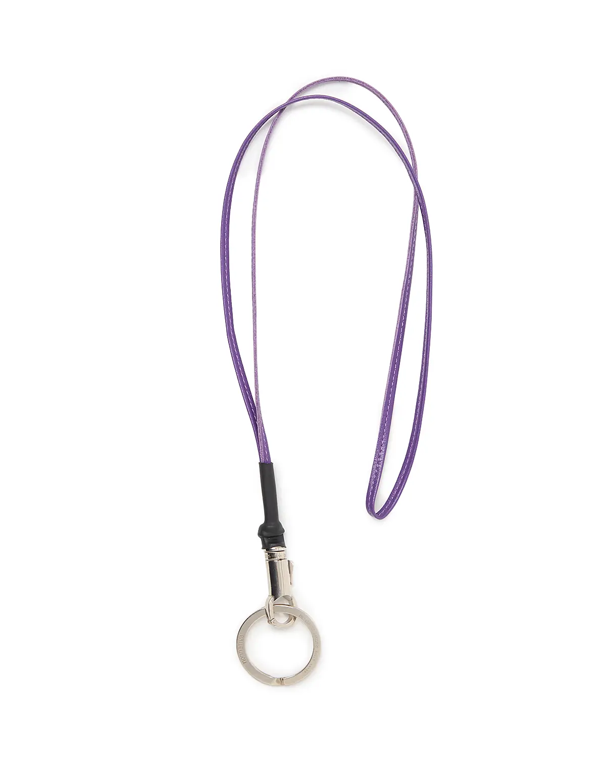 Nonnative DWELLER KEY RING BRASS WITH LEATHER STRAP By END