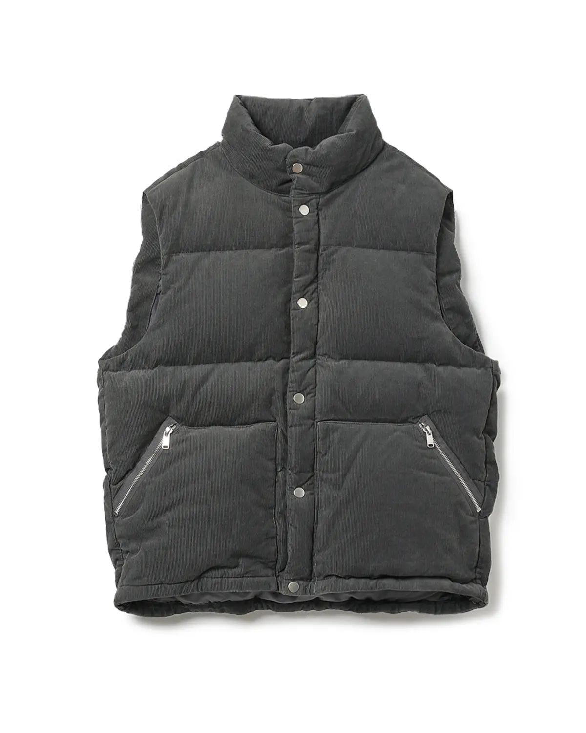 Nonnative EXPLORER DOWN VEST COTTON CORD SULFUR DYE WITH WINDSTOPPER®