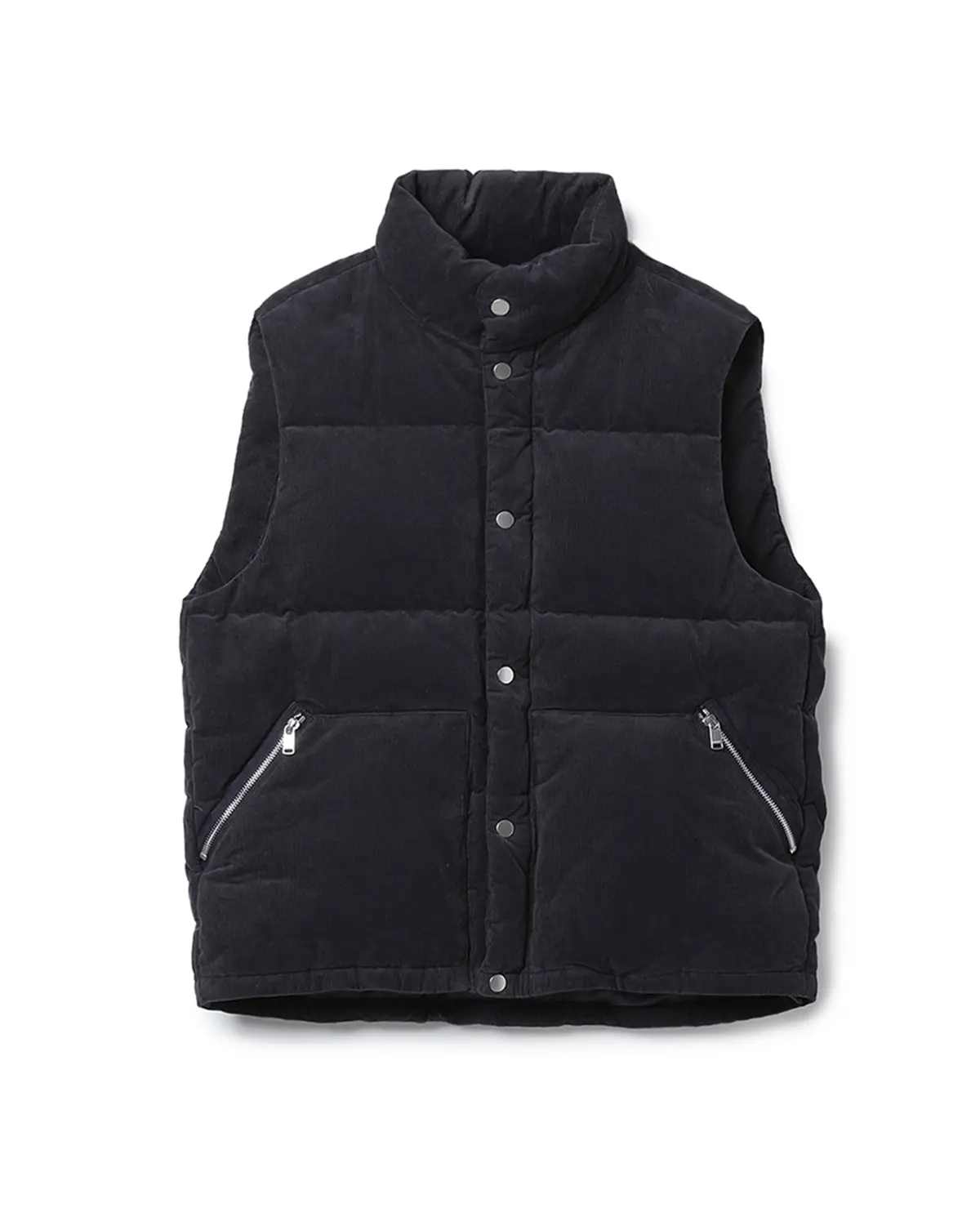 Nonnative EXPLORER DOWN VEST COTTON CORD SULFUR DYE WITH WINDSTOPPER®