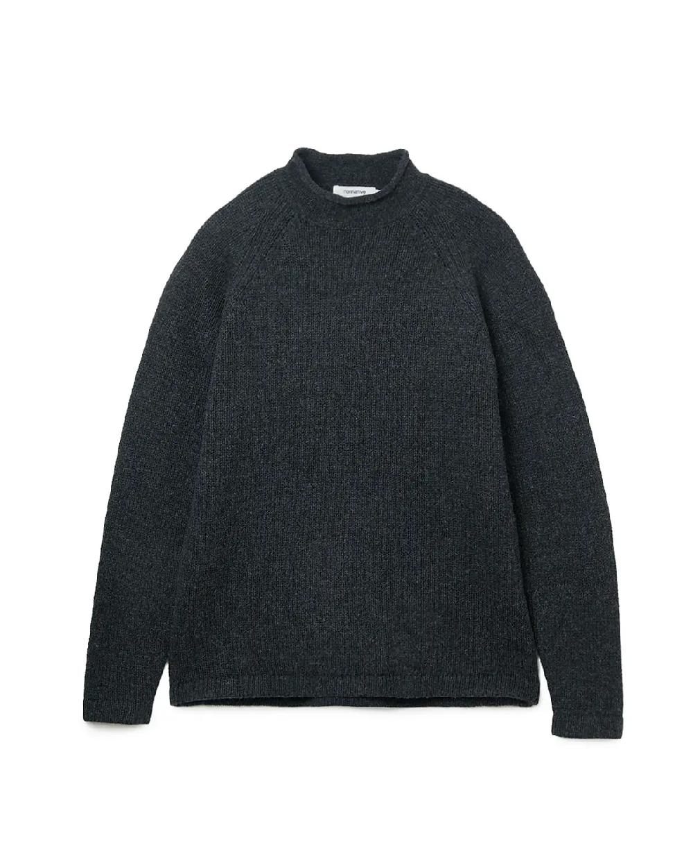 Nonnative HIKER PULLOVER ROLL NECK SWEATER WOOL YARN