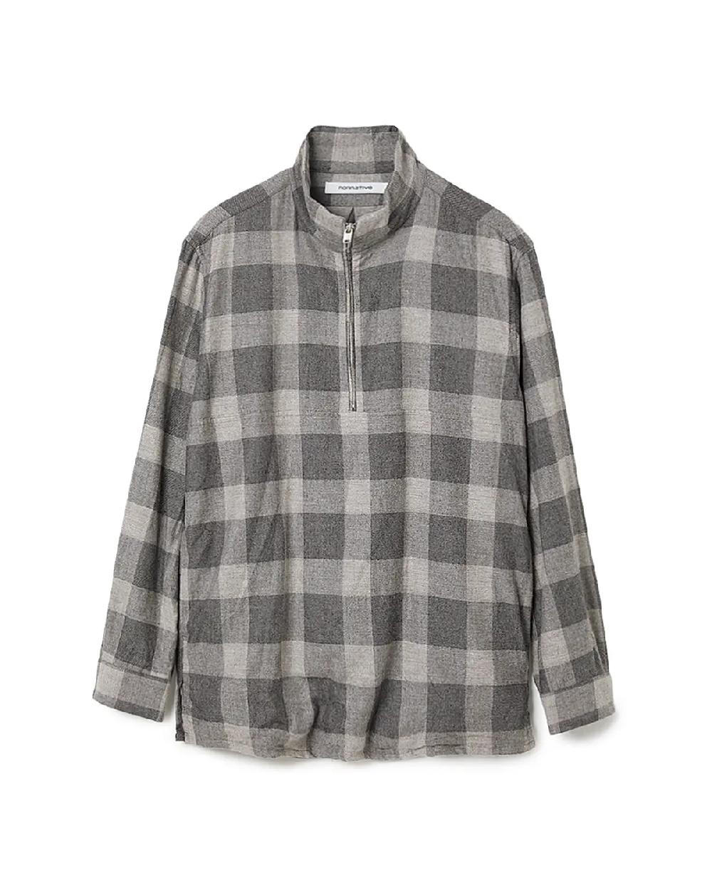 nonnative MARINER PULLOVER SHIRT JACKET C/W FLANNEL BLOCK CHECK