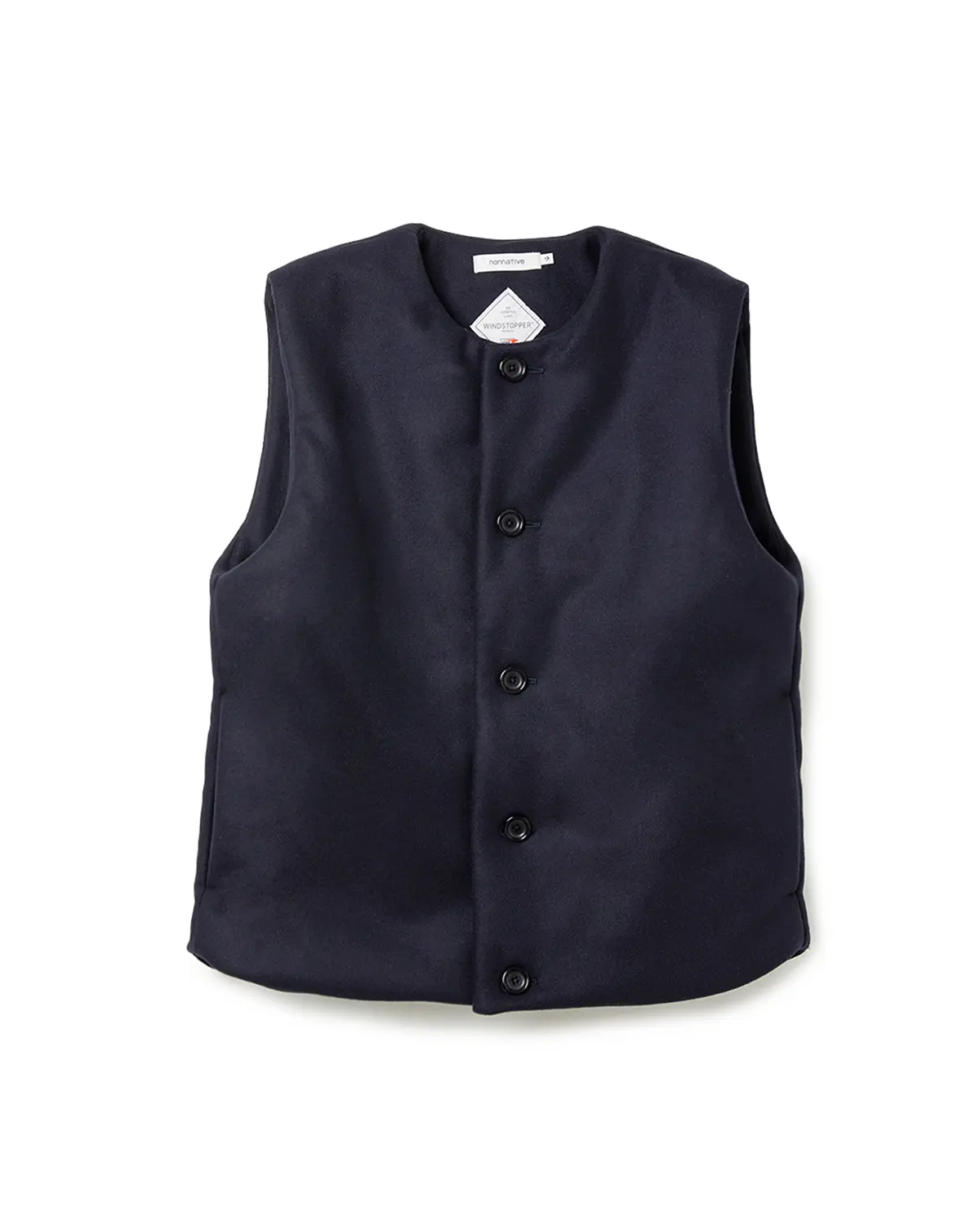 Nonnative MARINER VEST W/N DOUBLE MELTON WITH WINDSTOPPER®