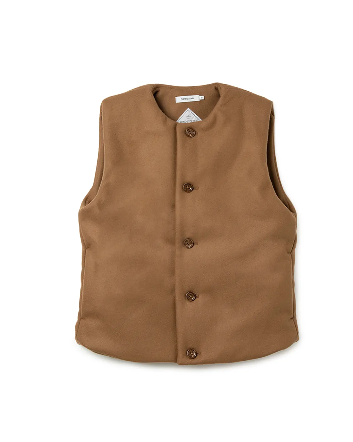 nonnative MARINER VEST W/N DOUBLE MELTON WITH WINDSTOPPER®