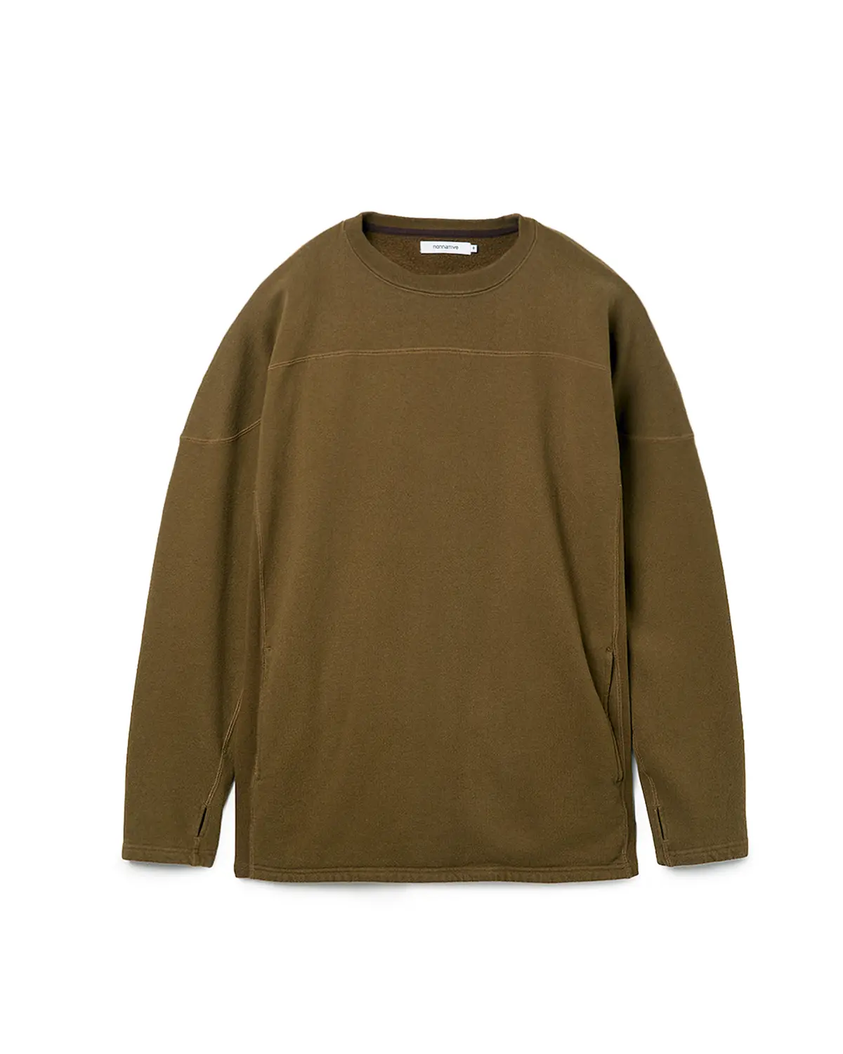 nonnative COACH CREW PULLOVER COTTON SWEAT