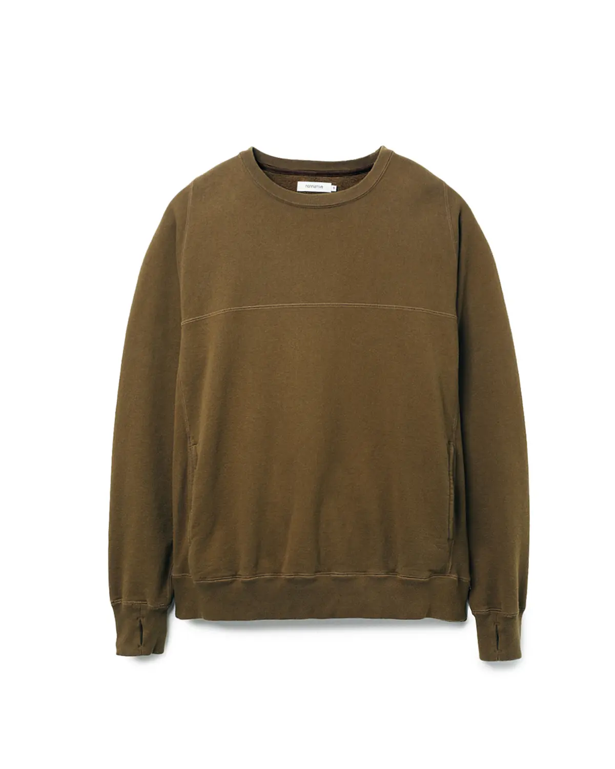 nonnative DWELLER CREW PULLOVER COTTON SWEAT