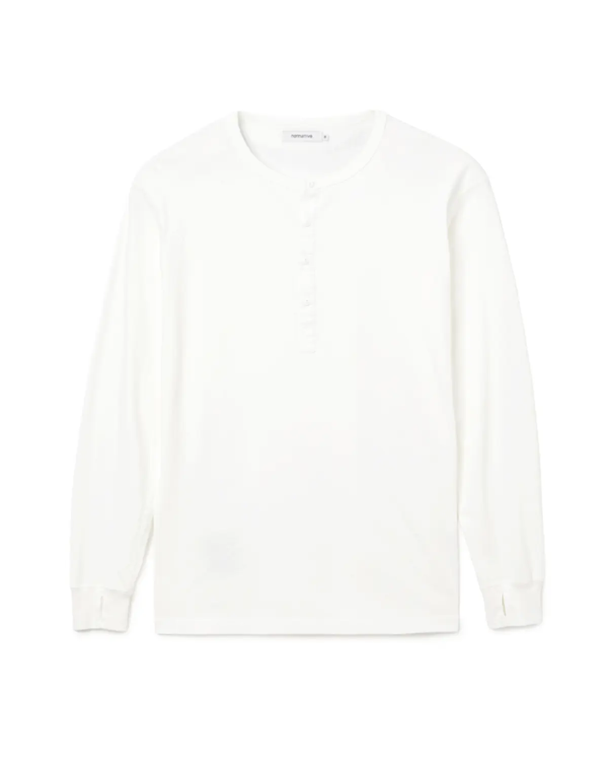 nonnative DWELLER L/S HENRY NECK TEE COTTON JERSEY