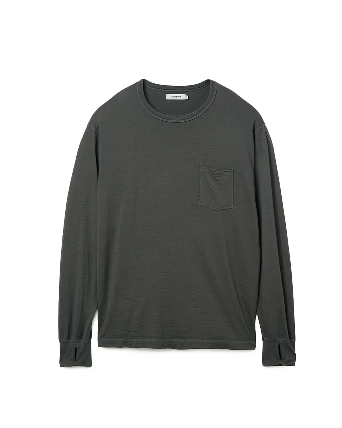 Nonnative DWELLER L/S TEE MERINO WOOL OVERDYED