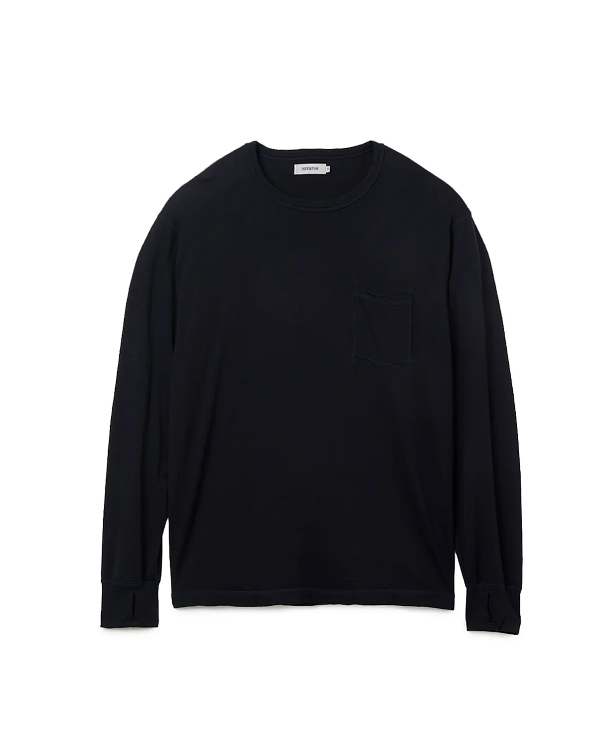 Nonnative DWELLER L/S TEE MERINO WOOL OVERDYED